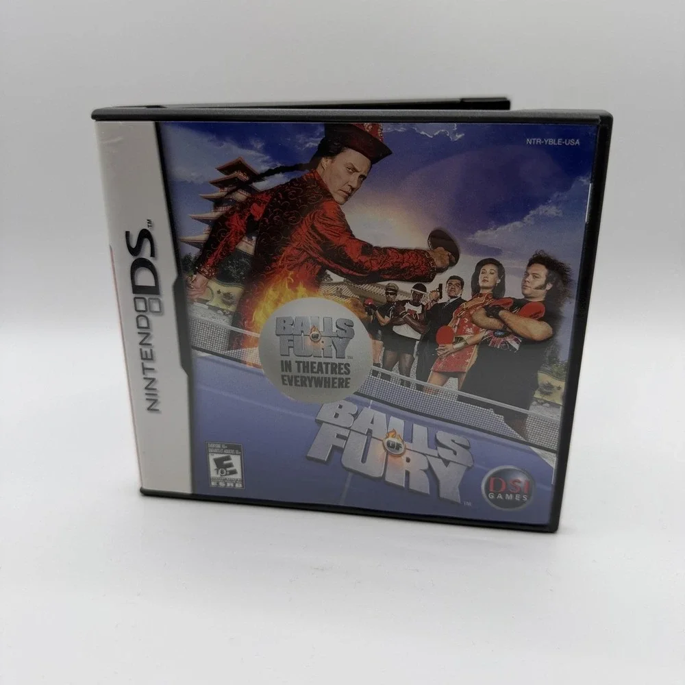 Balls Of Fury‎ Nintendo DS Game E10+ DSI Games NTSC-U/C Case Manual 2007
